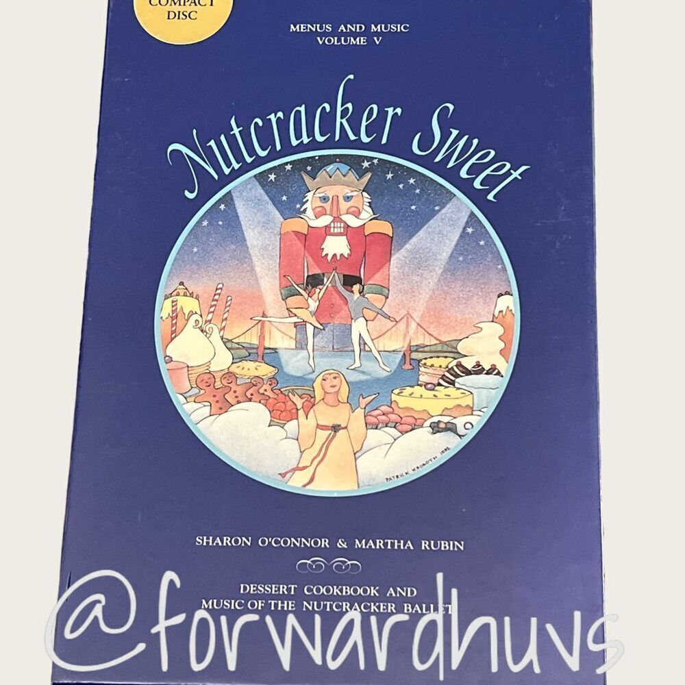 Nutcracker Sweet Cookbook & Compact Disc NWT